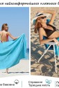 Полотенце для пляжа Peshtemal Beach Pool Spa Turquoise Полотенце для пляжа Peshtemal Beach Pool Spa Turquoise